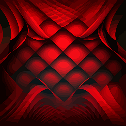 vector abstract pattern, dark red to red hues, tartan blend, render, soft edges