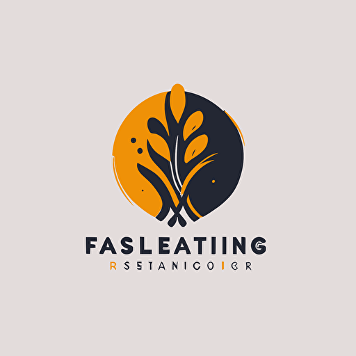 logo design for a painting company, minimalist, flat, vector, modern