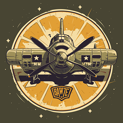 ww2 era aircraft nose art vector design