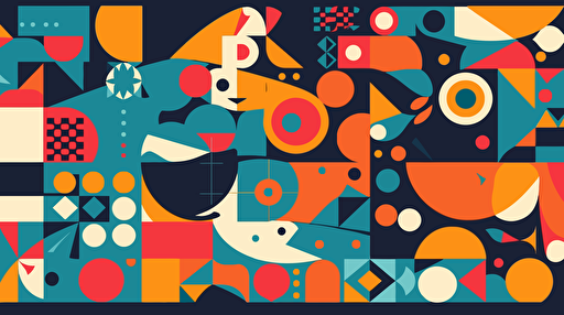 vector art style, simple geometric shapes background pattern,