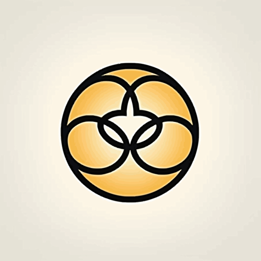 simple vector logo design, icon, Crypto coin, flat logo,