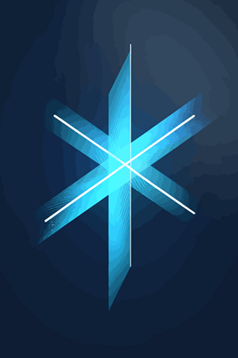 a modern minimalist blue cross, vector, spiritual,