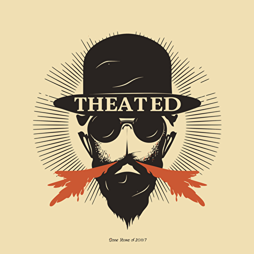 a logo vectoriel, modern style, that said: "The past is behind You"