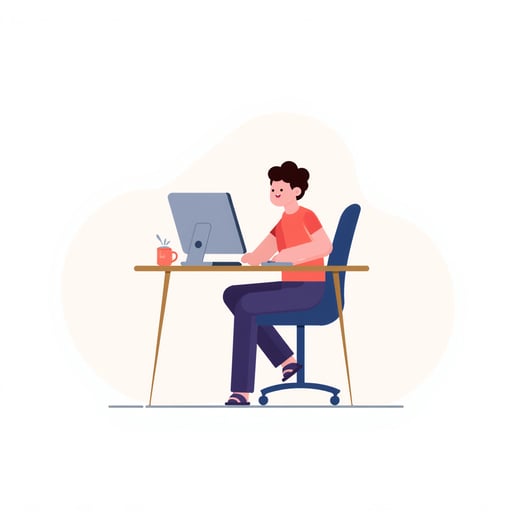 a person working on a 