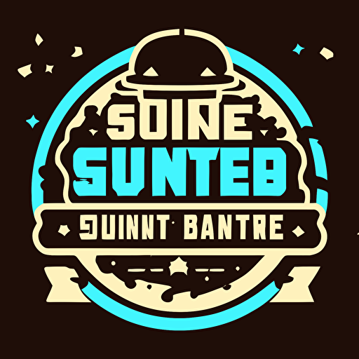 simple logo for a gaming tournament where a burgers creator go head to head in a gaming challenge, silhouettes, fortnite, burgers, vector