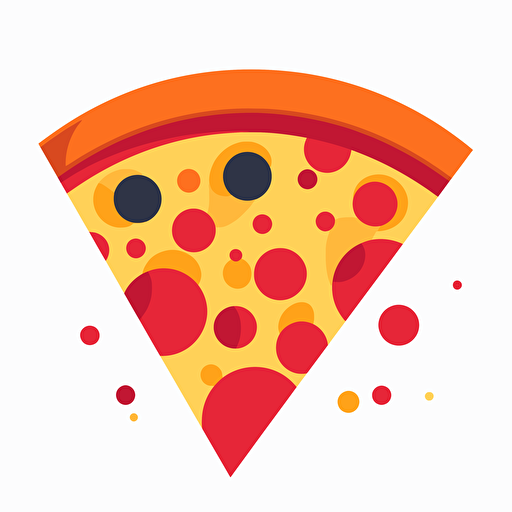 reimagine Pizza Hut logo, flat vector, called it smart pizza,