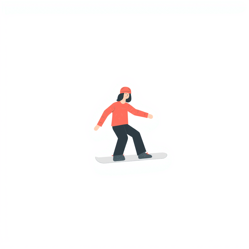 a person snowboarding
