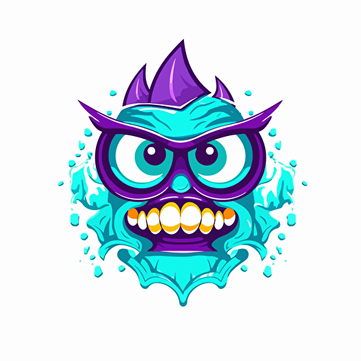 bookie monster logo, bookkeeper, sprots betting, vector, monster inc style