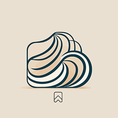logo for furniture brand, abstract, flat, minimalistic, waves minimal line, vector, dribble, behance, pinterest, award winner.