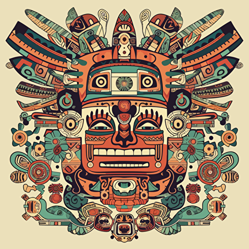 plaful aztec vector