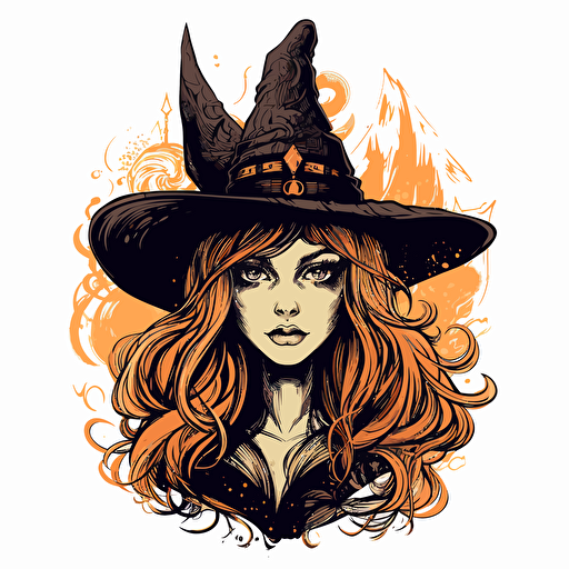 ranni the witch doodle vector ilustration