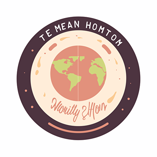 Our mission is that everyone on this planet can afford to be healthy, simple vector logo, on white background