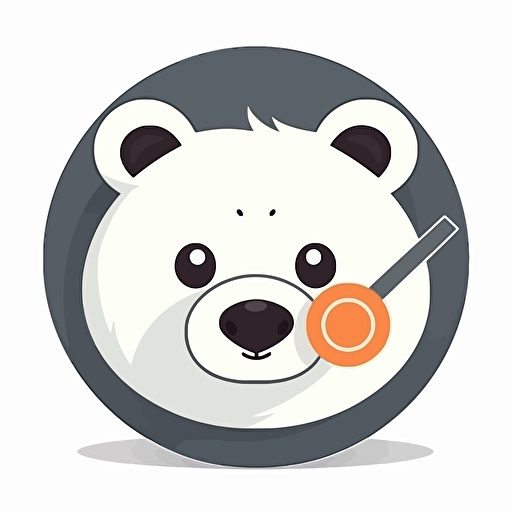 a target for cuddles cute, 2d, vector, design, white background