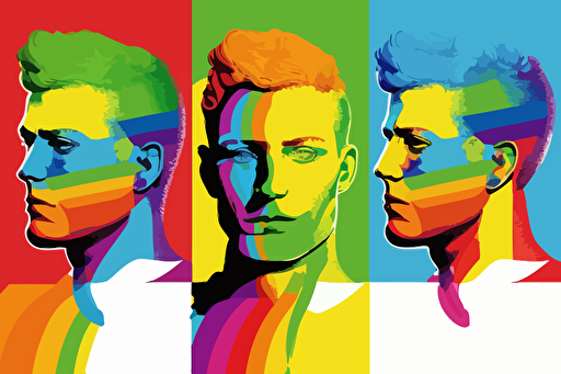 vector image Gay identity art.
