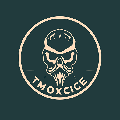 modern vector based logo for toxic masculinity