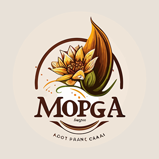 corporate logo vector for MOGRA that expresses nature