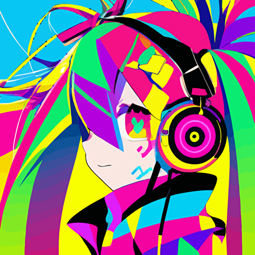 flat vector bright colors