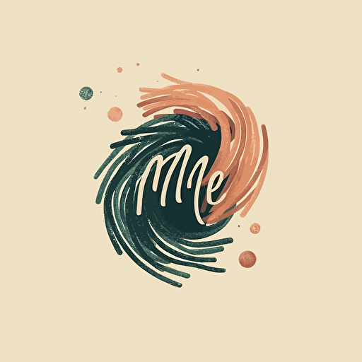 the logo for pasta producing company, modern style, flowing fabrics, simplistic vector art, sparse use of color, subtle ink application, loose paint application,