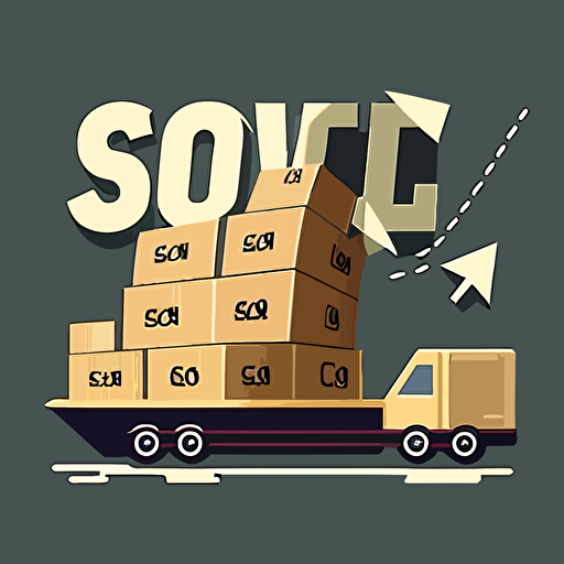 *Lower Shipping Costs icon, Vector illustration, **