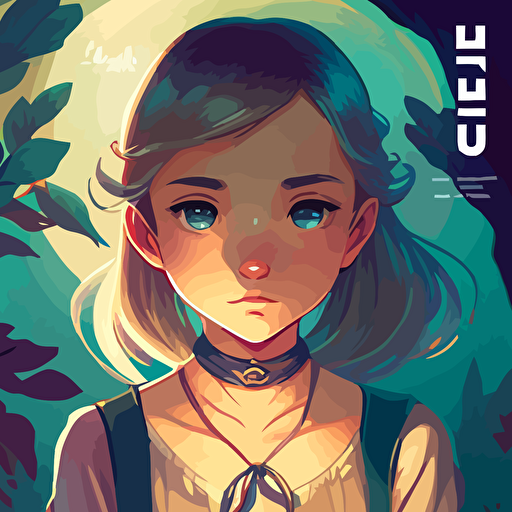 Chapter 1: The Orphan Girl Who Changed Everything Meet Luna, a young orphan girl who feels lost and alone in the world. Little does she know that her life is about to change forever in ways she never imagined. Clear, detailed face. Clean Cel shaded vector art by lois van baarle, artgerm, Helen huang, by makoto shinkai and ilya kuvshinov, rossdraws, illustration.