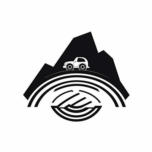 car tracks logo, svg, vector