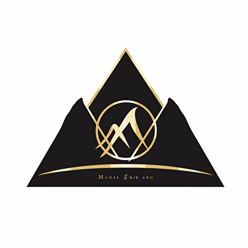 logo, gold lining, classy, vector, property management