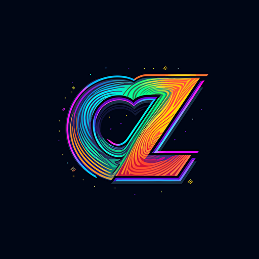 Simple CZE Letter vector logo