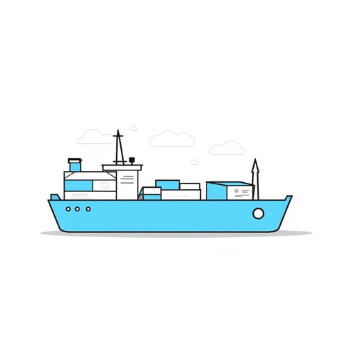 a container boat