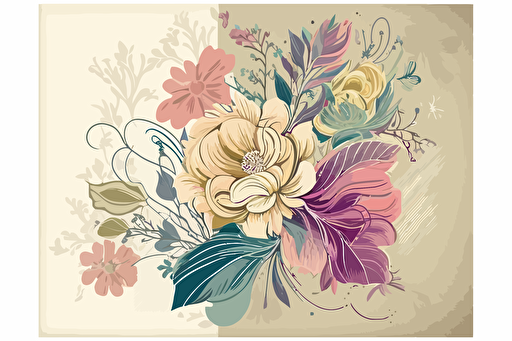 floral background, vector art, pastel color, most selling on microstock