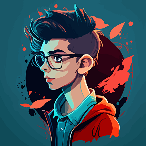 create cartoon vector of this image