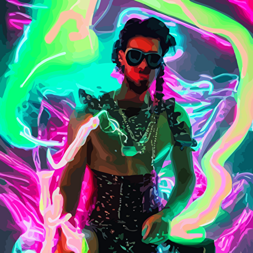 body rococo cyberpunk style neon statue young attractive rafael garcia wearing cholo shades macho dotado e rico android sim roupa reclining con las piernas abertas e la piroca dura ethereal white dripping tar glowing orange lasers pink tigers glowing eyes silver prince crown black gears pink diamonds swirling mint colored silk fabric futuristic elements length view human skulls large intricate artwork caravaggio trending artstation octane render cinematic lighting right hyper realism octane render 8k depth field 3d
