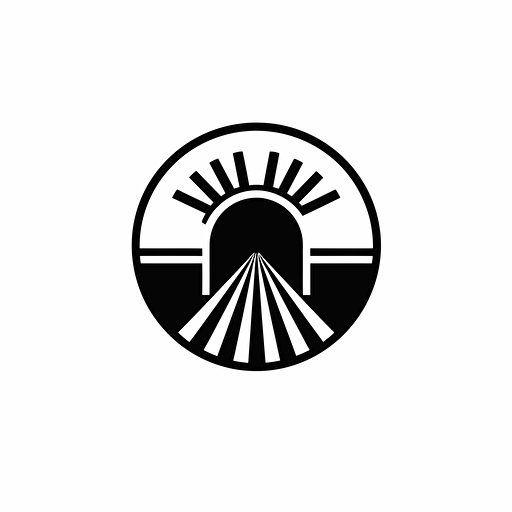 minimalist modern design. iconic logo for media company focusing on commerce in pop culture. black vector. white background.