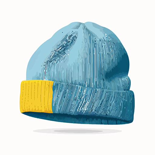 beanie vector mock-up white background