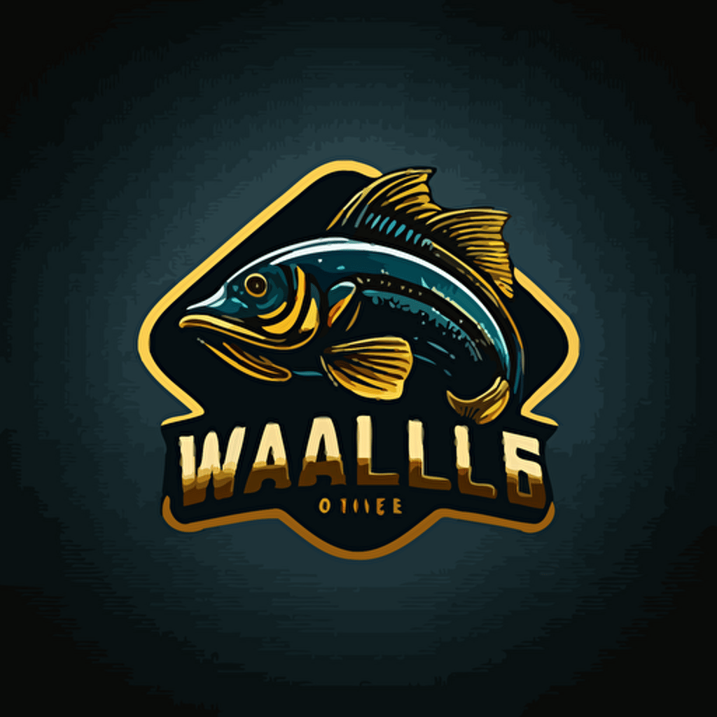 design a walleye logo that looks awesome vector logo