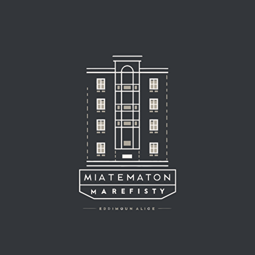 apartment logo minimalistic, vector, simple