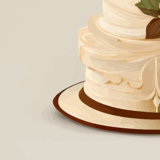vector wedding cake