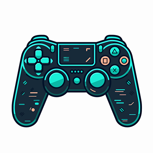 A vector of a gaming controller, svg