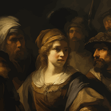 famous masterpiece painting of a vector w8, rembrandt, divinci, baroque, masterpiece painting, high end art, colors, masterpiece painting