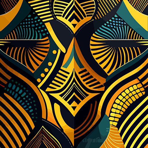 vector art african modular modern pattern v5