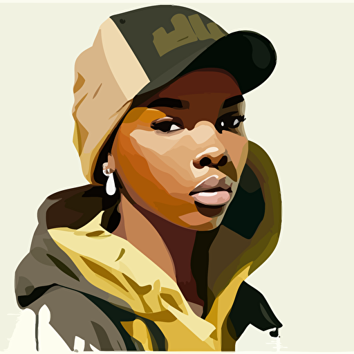 lauren hill the rapper vector