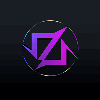 a unique logo using the letter z, one color, vector, illustrator, ar 1:1