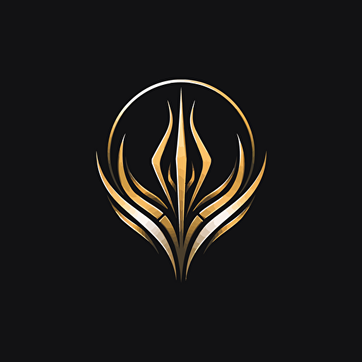 create a logo for “AT”, vector, solid black background, minimal, flat, simple
