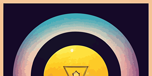 sattvic sun moon balance feminine masculine vector illustration guru sakshat guru devo