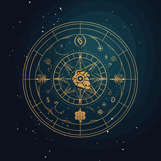 Polished astrology consultancy emblem, Apple Inc.-inspired simplicity, subtle celestial motifs, chic ambiance, vector art, Adobe Illustrator