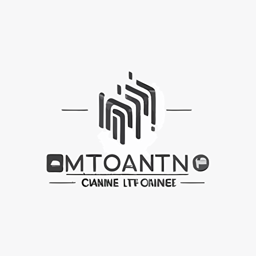 technology concept simple vector logo represents transfering data from offline to online,white background,creative logo,brand identity