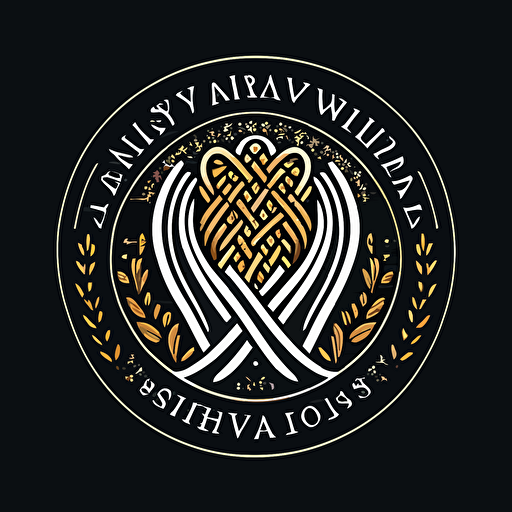 vector logo for a handmade weaving business