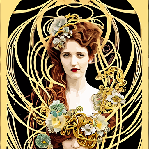 source future growth dramatic elaborate emotive art nouveau styles emphasise beauty transcendental seamless pattern symmetrical large motifs hyper realistic 8k image 3d supersharp art nouveau 3d curves swirls glass gold pipes flower bouquets silk ribbons golden chains swarovski crystals iridescent black shiny gold colors perfect symmetry iridescent high definition sci fi octane render maya houdini light shadows reflections photorealistic masterpiece smooth gradients blur sharp focus photorealistic insanely detailed intricate cinematic lighting octane render epic scene 8 k