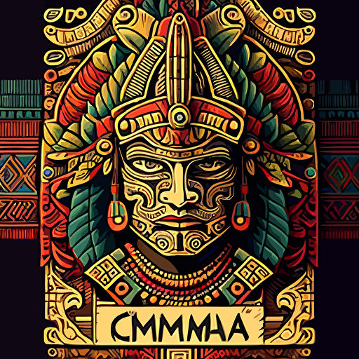 /daily_theme participate:guatemalan mayan nahual Imox square vector design