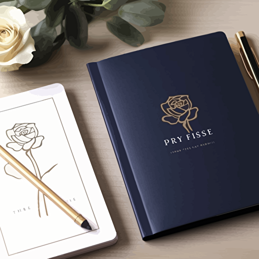 create a logo that speaks about simplicity, directed to business women, vectors,