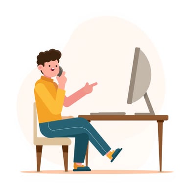 people talking on the phone